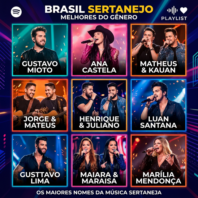 Grandes artistas sertanejos